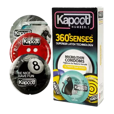 کاندوم 360senses micro thin 10 pcs استیکری کاپوت